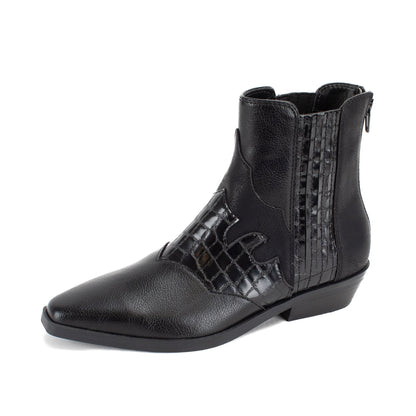 Yellow Box Footwear Value | Willis Western Chelsea Boot - Black