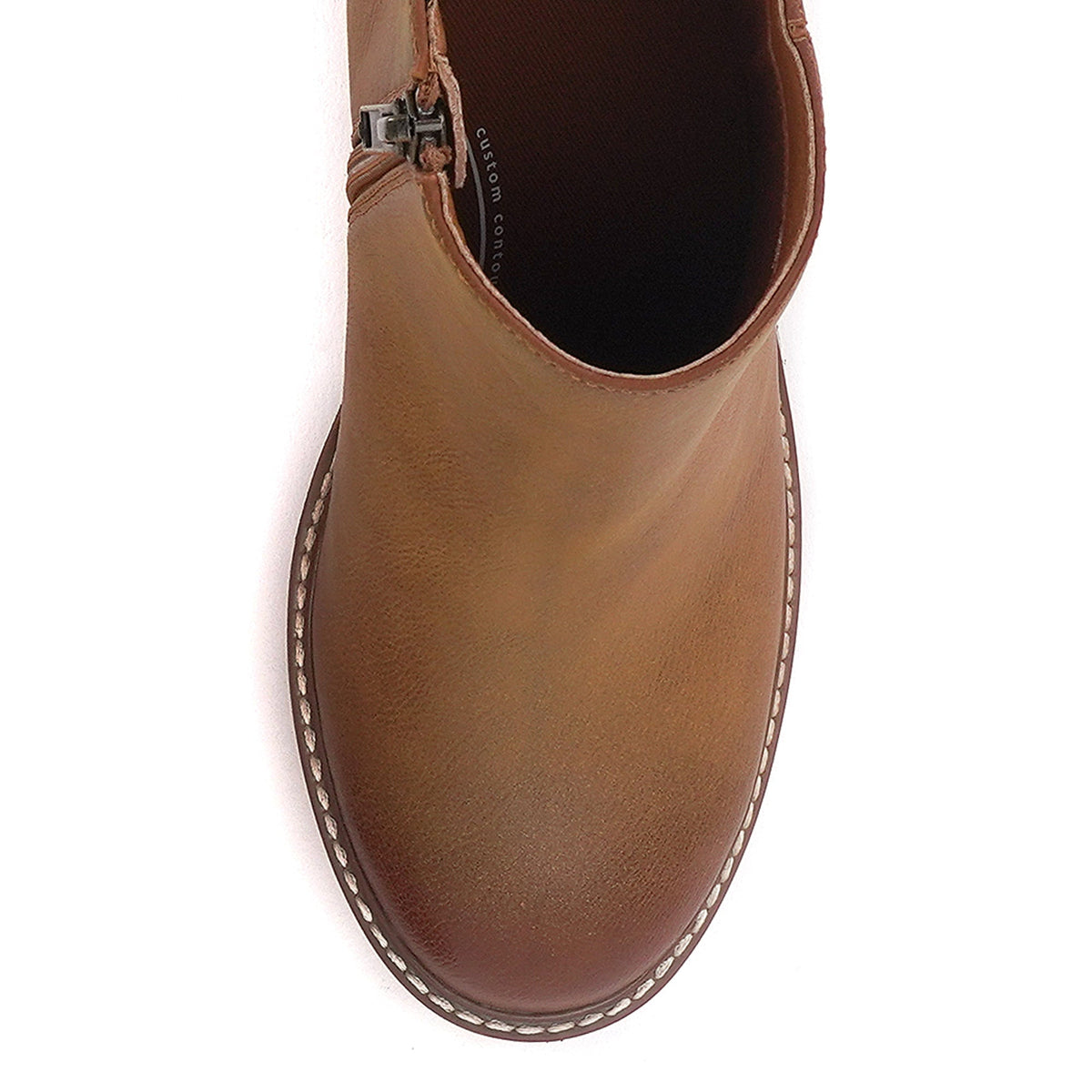 Yellow Box Footwear Best Seller | Alexis Wedge Ankle Boot - Tan