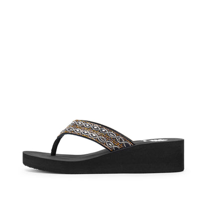 Yellow Box Footwear Sale | Teeny Wedge Sandal - Metallic Multi