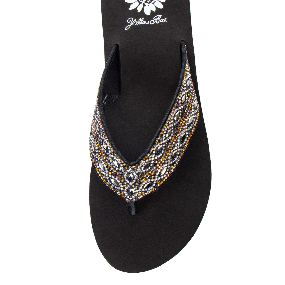 Yellow Box Footwear Sale | Teeny Wedge Sandal - Metallic Multi