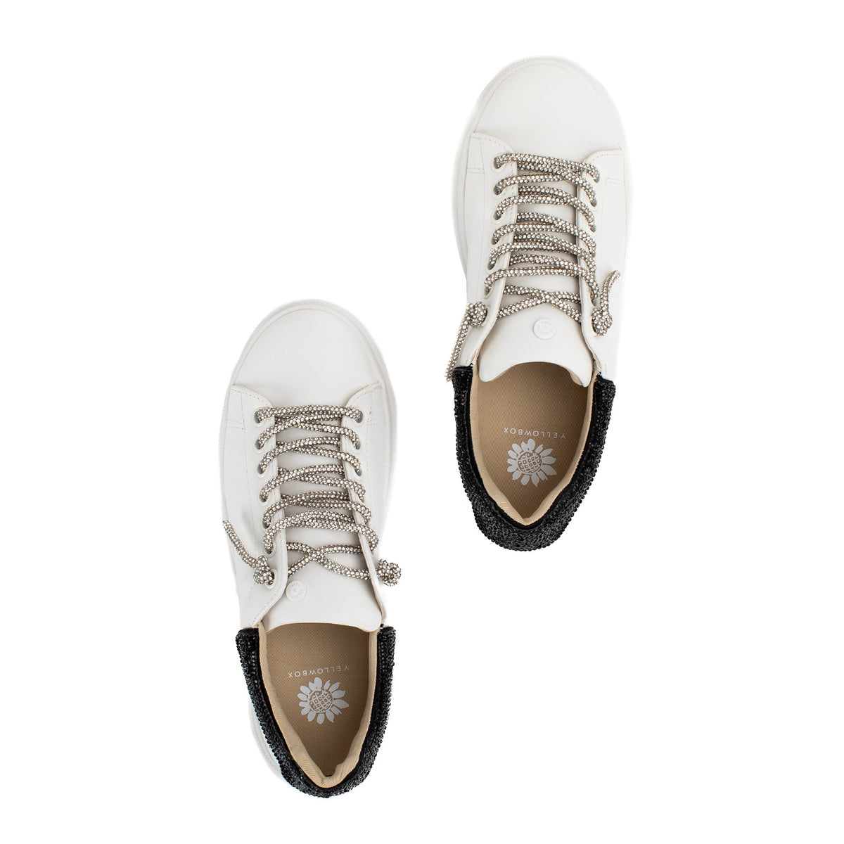 Yellow Box Footwear Deals | Evalia Rhinestone Sneaker - Black