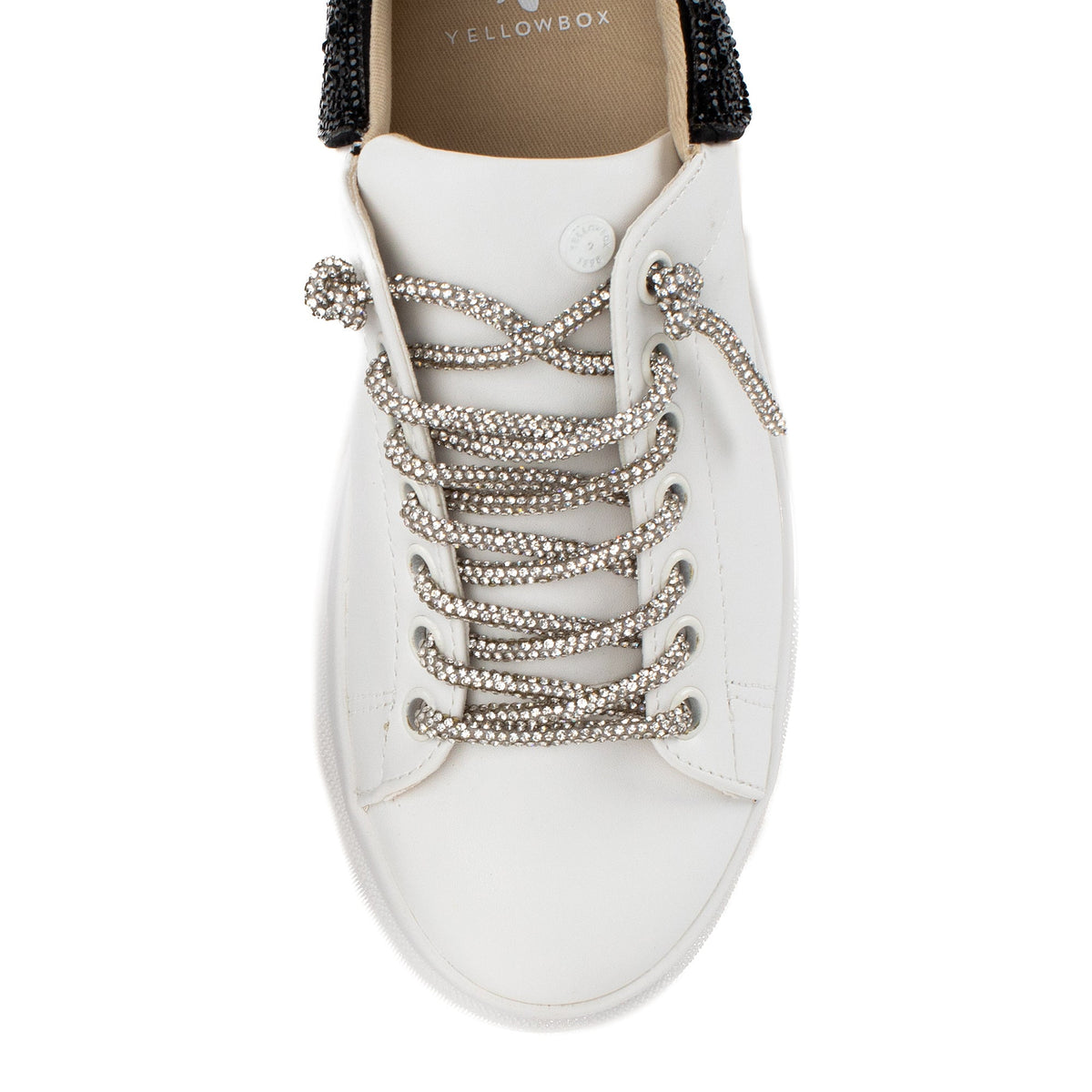 Yellow Box Footwear Deals | Evalia Rhinestone Sneaker - Black