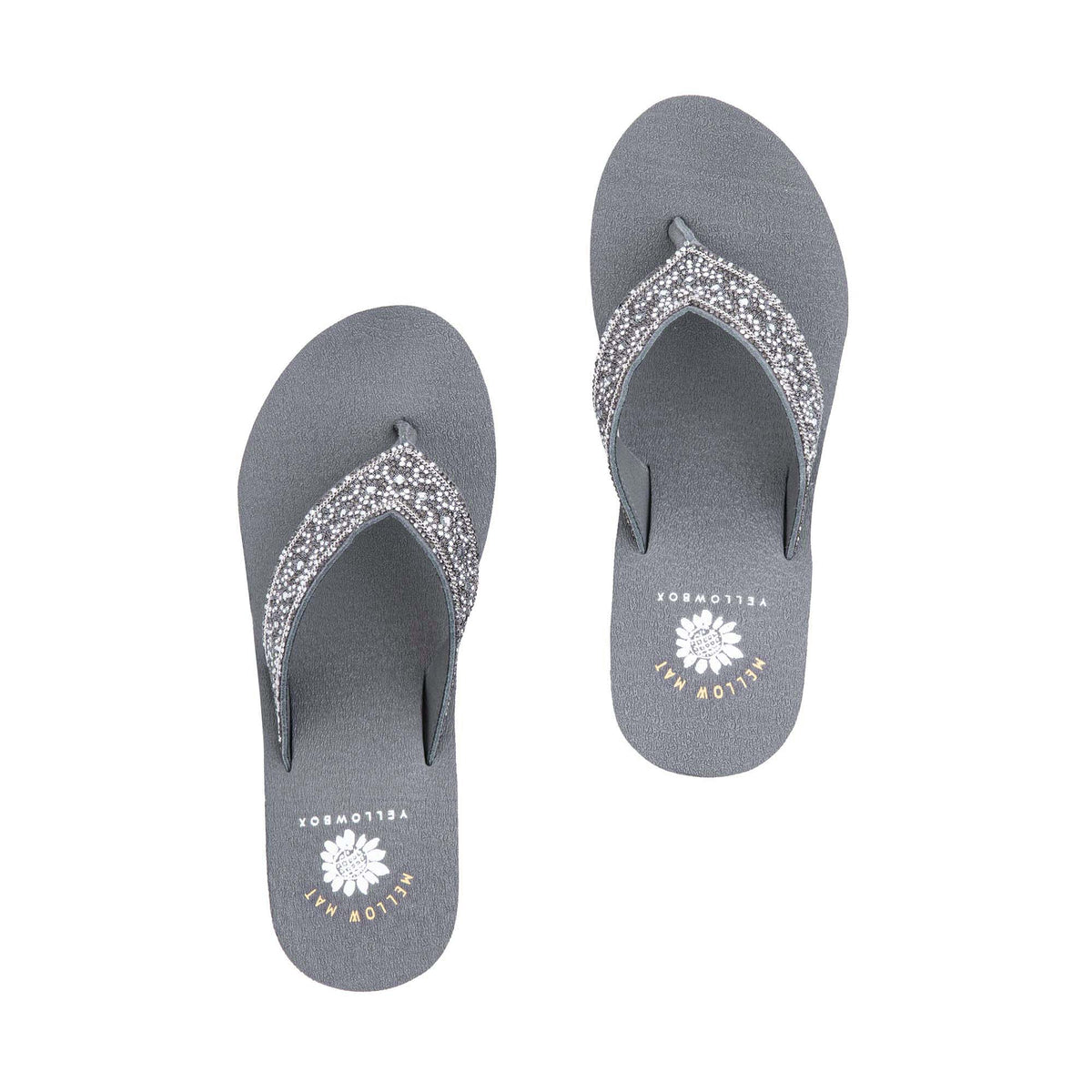 Yellow Box Footwear Signature | Waneta Wedge Sandal - Gray