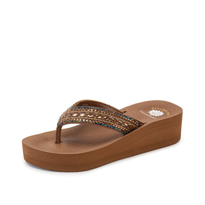 Yellow Box Footwear Featured | Pacific Flatform Sandal - Sand Stone