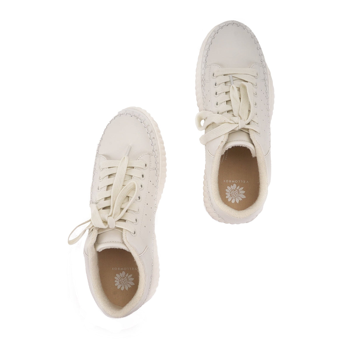 Yellow Box Footwear Trusted | Mayson Platform Sneaker - White