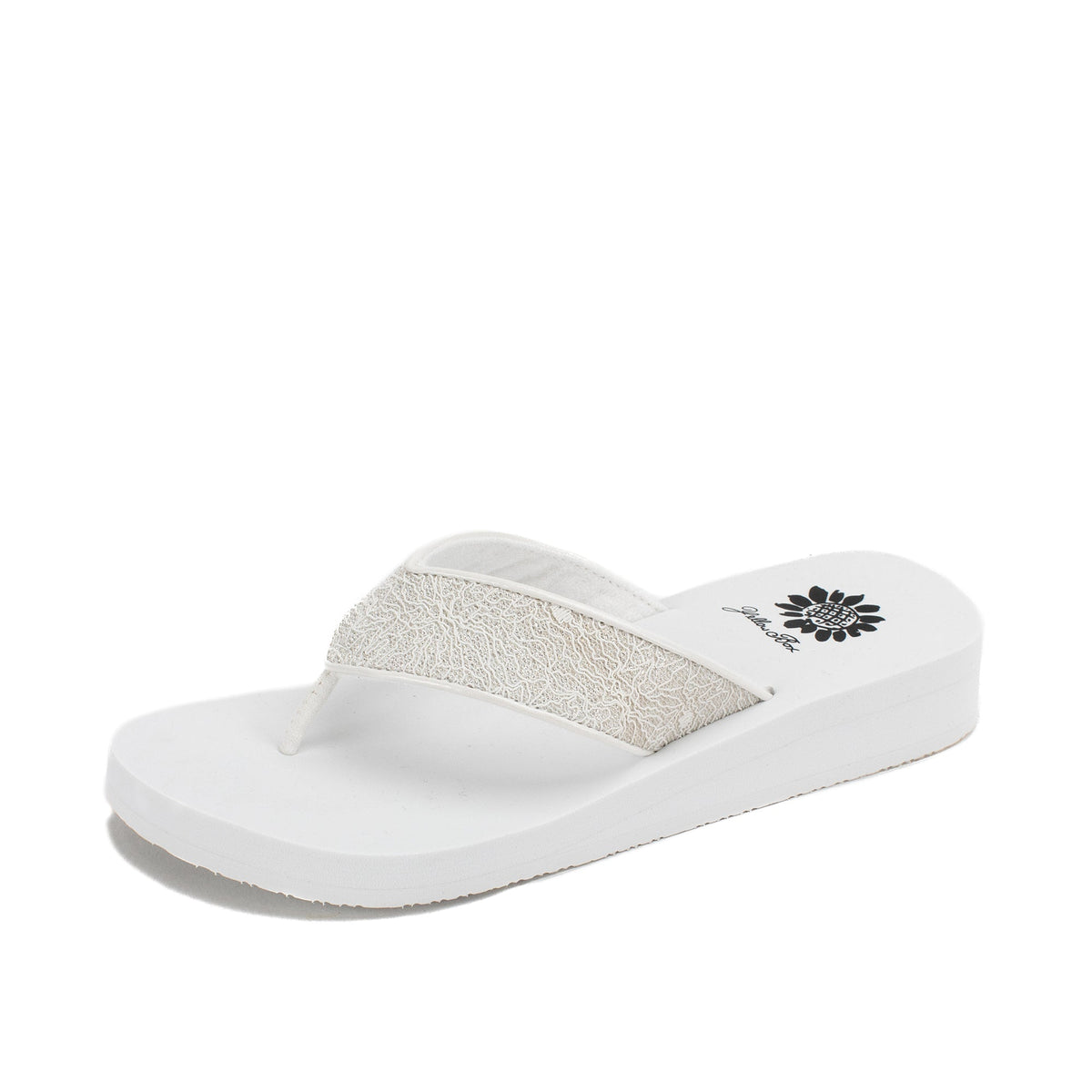 Yellow Box Footwear Signature | Jasty Flip Flop Sandal - White