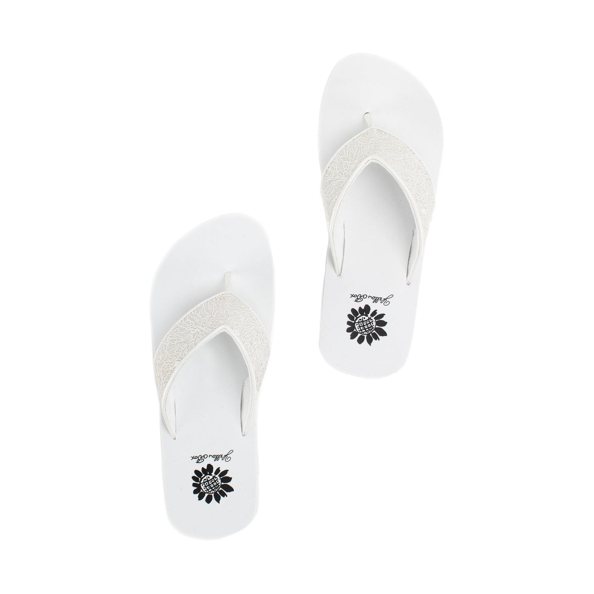 Yellow Box Footwear Signature | Jasty Flip Flop Sandal - White