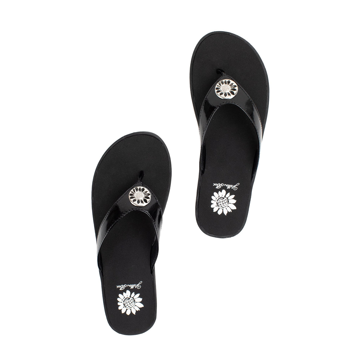 Yellow Box Footwear Featured | Fazania Flip Flop Sandal - Black