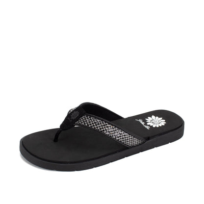 Yellow Box Footwear Great Value | Fabbie Flip Flop Sandal - Black