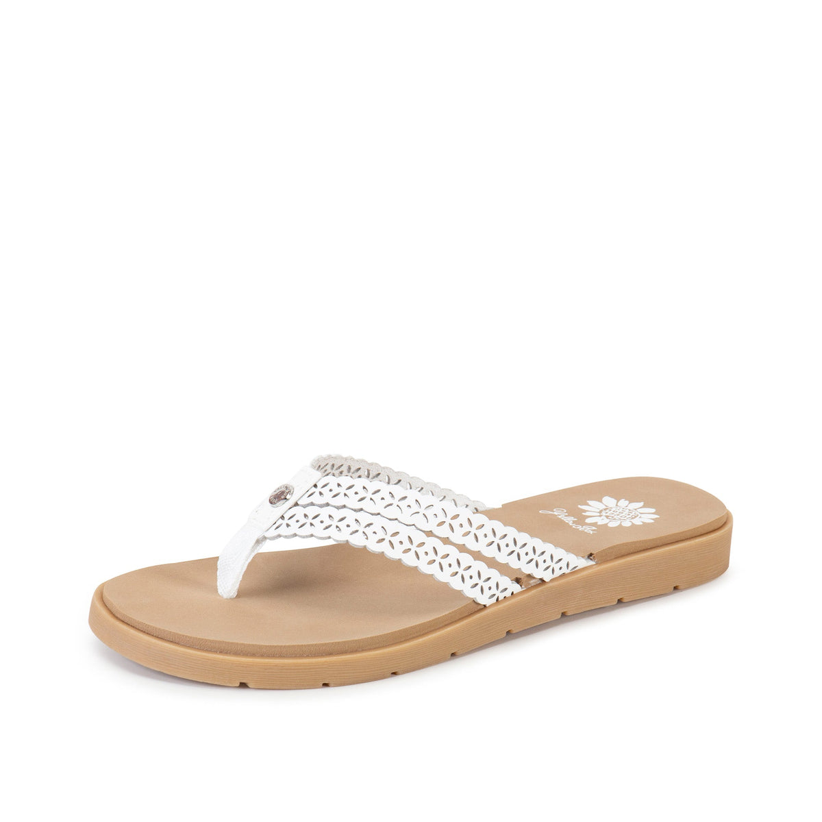 Yellow Box Footwear Trusted | Fawn Sandal - White