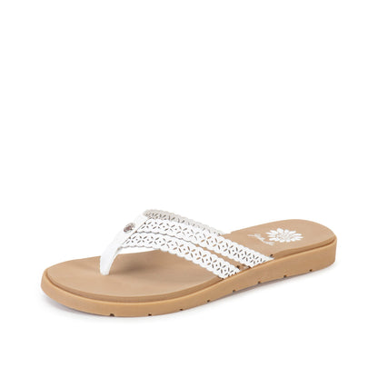 Yellow Box Footwear Trusted | Fawn Sandal - White