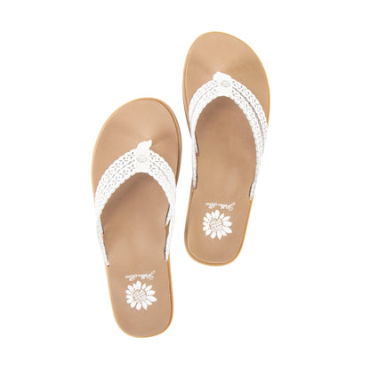 Yellow Box Footwear Trusted | Fawn Sandal - White