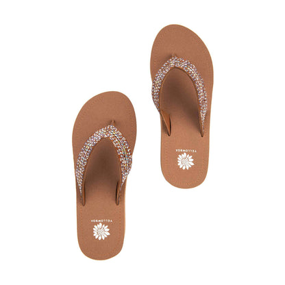 Yellow Box Footwear Quality | Terrah Wedge Sandal - Tan Multi