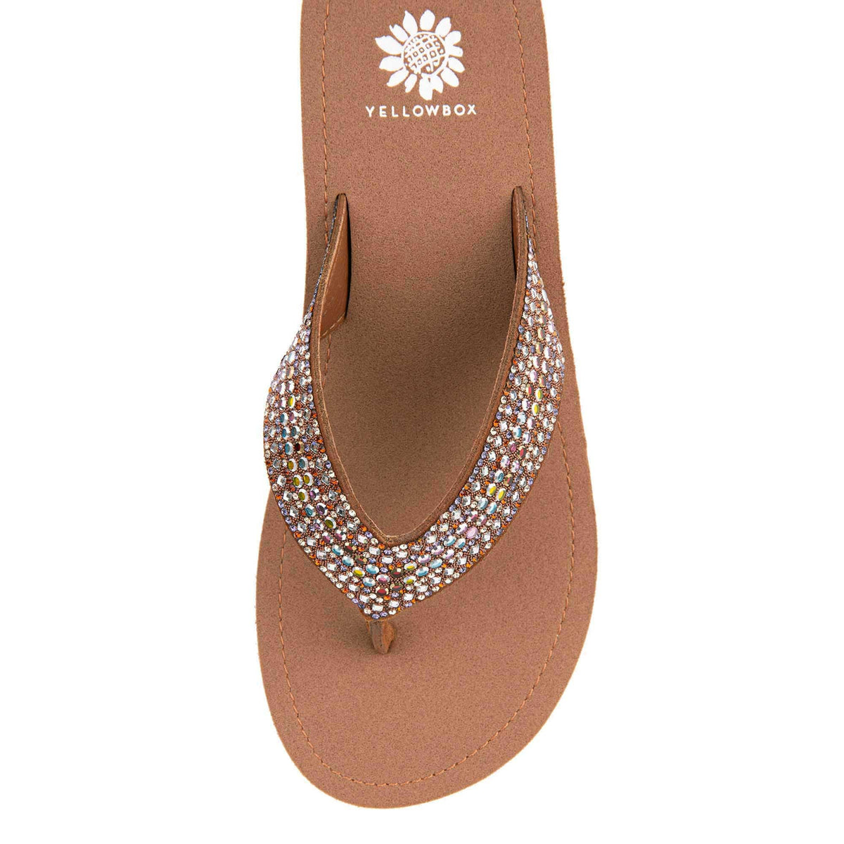 Yellow Box Footwear Quality | Terrah Wedge Sandal - Tan Multi