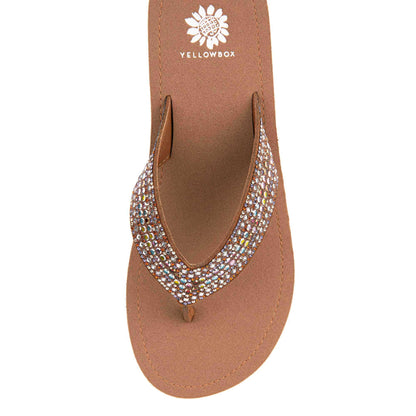 Yellow Box Footwear Quality | Terrah Wedge Sandal - Tan Multi