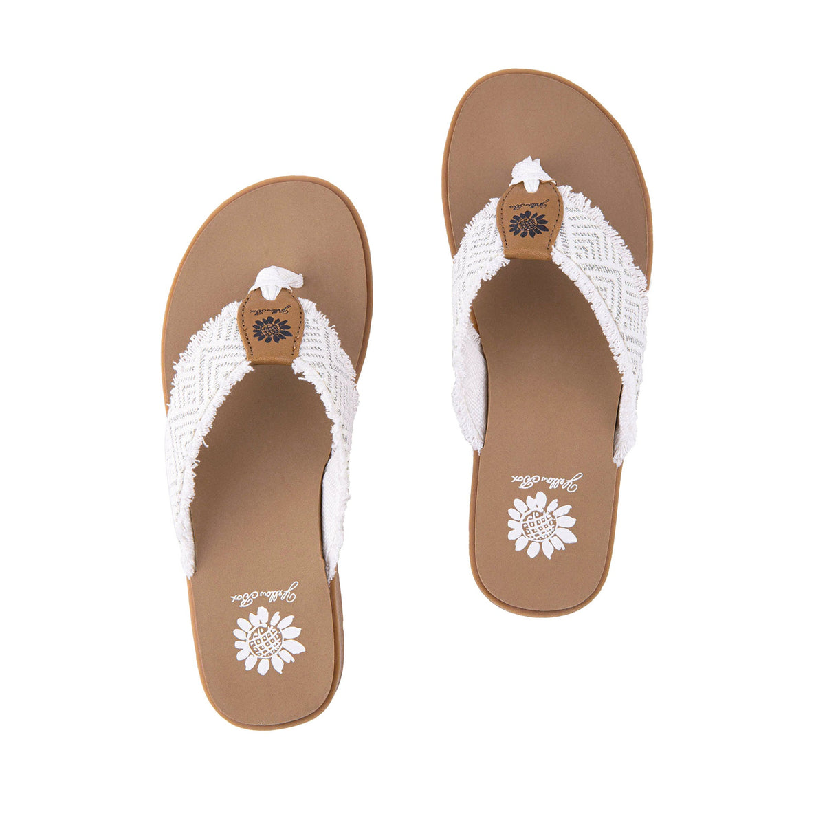 Yellow Box Footwear Customer Favorite | Faddy Flip Flop Sandal - White