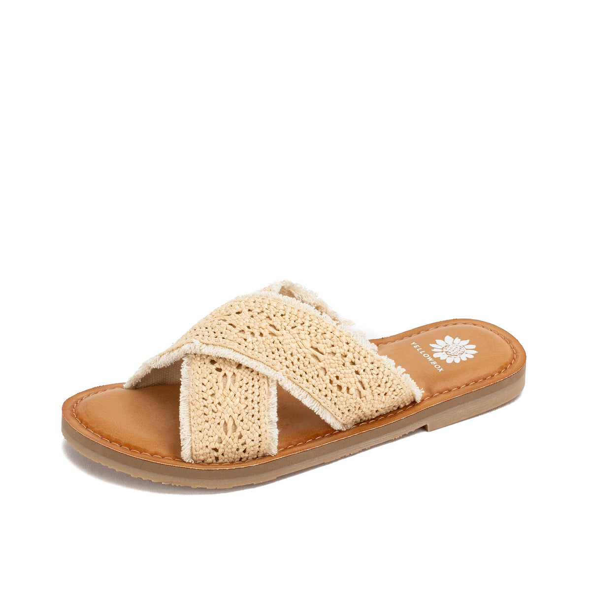Yellow Box Footwear Featured | Deska Raffia Sandal - Natural