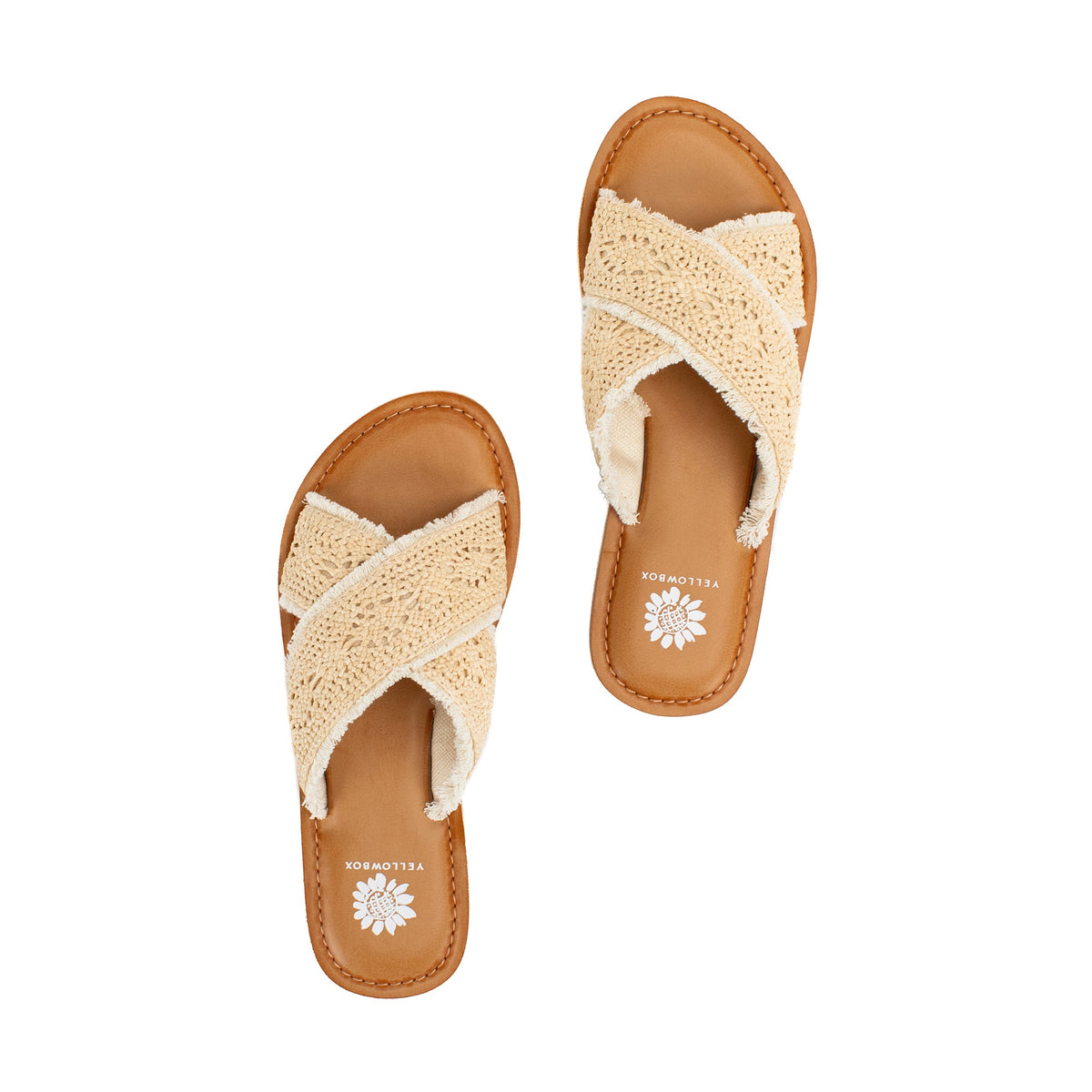Yellow Box Footwear Featured | Deska Raffia Sandal - Natural