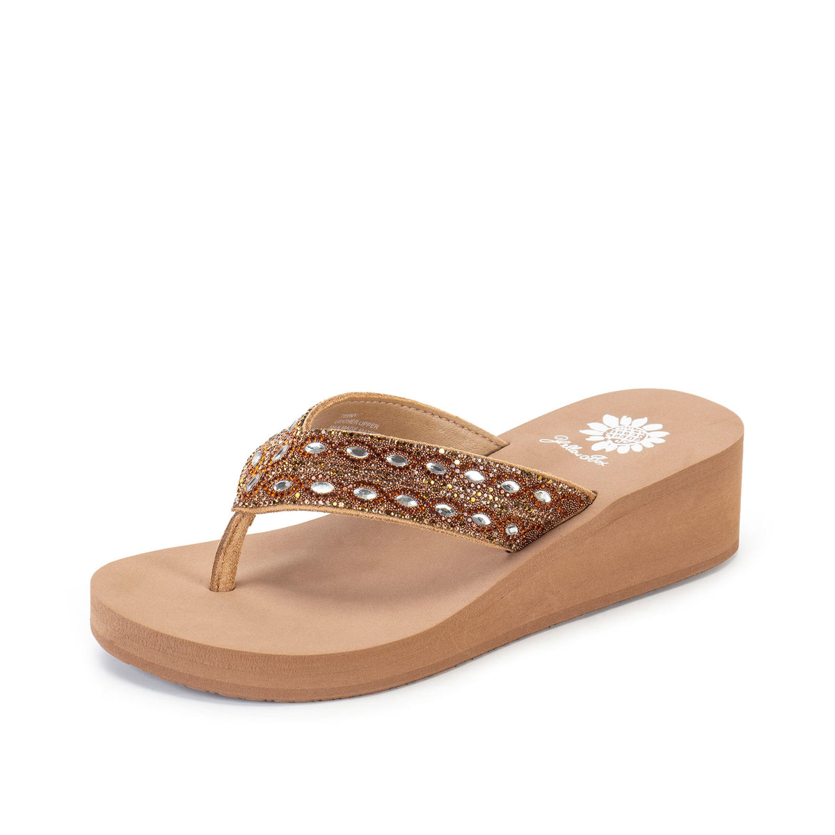 Yellow Box Footwear Essential | Teeny Wedge Sandal - Tan