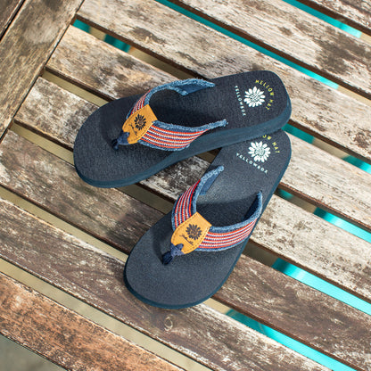 Yellow Box Footwear New | Nolan Flip Flop - Navy