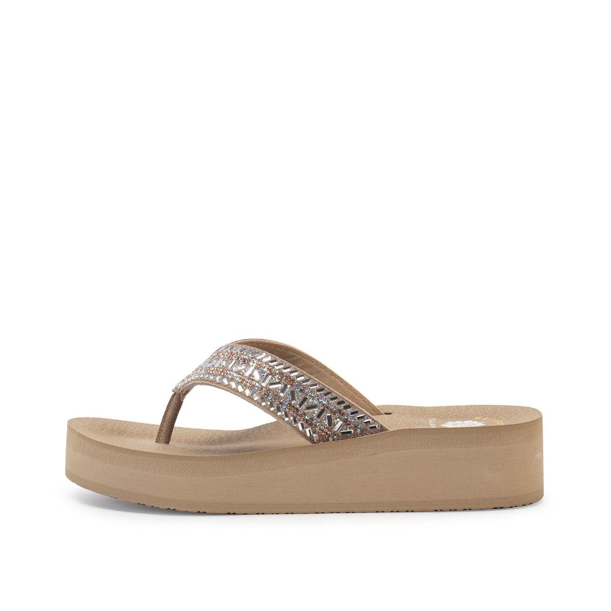 Yellow Box Footwear Trending | Bryce Flatform Sandal - Taupe