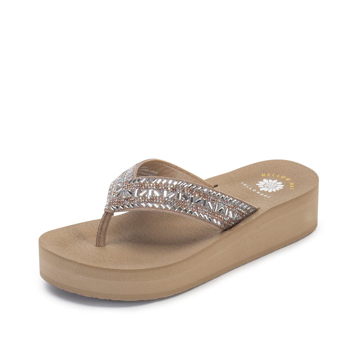 Yellow Box Footwear Trending | Bryce Flatform Sandal - Taupe