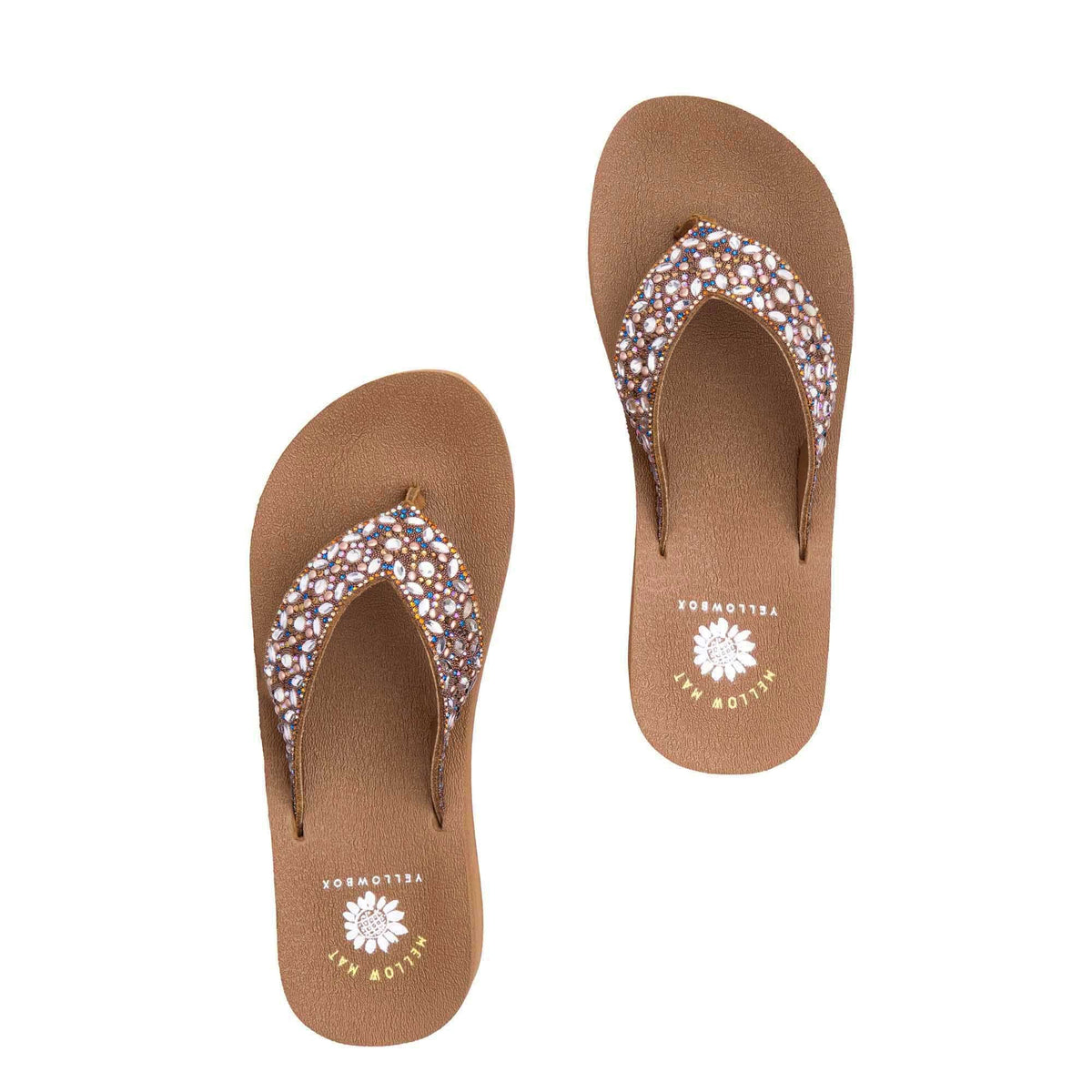 Yellow Box Footwear Top Pick | Penza Flatform Sandal - Turquoise Multi