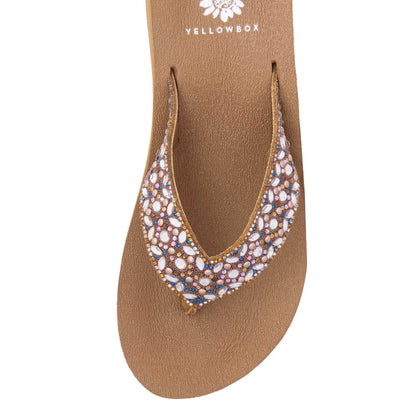 Yellow Box Footwear Top Pick | Penza Flatform Sandal - Turquoise Multi