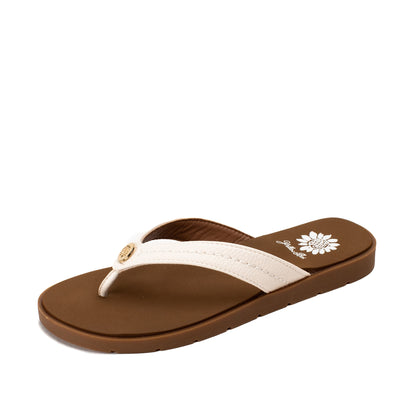 Yellow Box Footwear Featured | Fallen Logo Sandal - Ivory