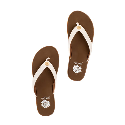 Yellow Box Footwear Featured | Fallen Logo Sandal - Ivory