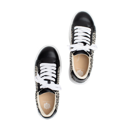 Yellow Box Footwear Top Pick | Eldra Flatform Sneaker - Black
