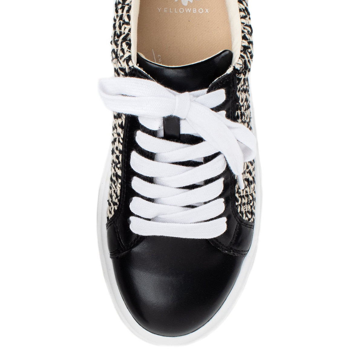 Yellow Box Footwear Top Pick | Eldra Flatform Sneaker - Black