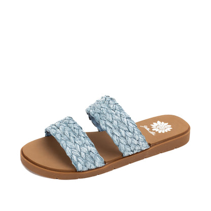 Yellow Box Footwear Latest | Filbert Slide Sandal - Denim