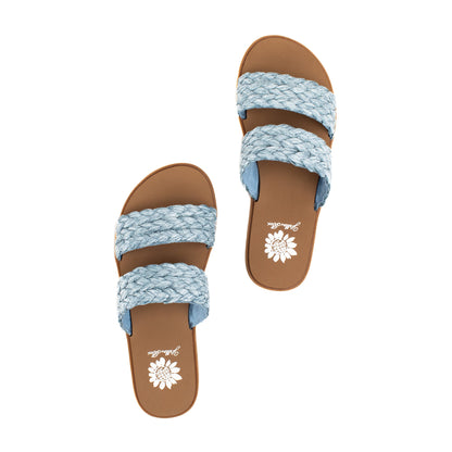 Yellow Box Footwear Latest | Filbert Slide Sandal - Denim