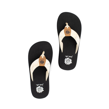 Yellow Box Footwear Sale | Frinna Flip Flop - Ivory