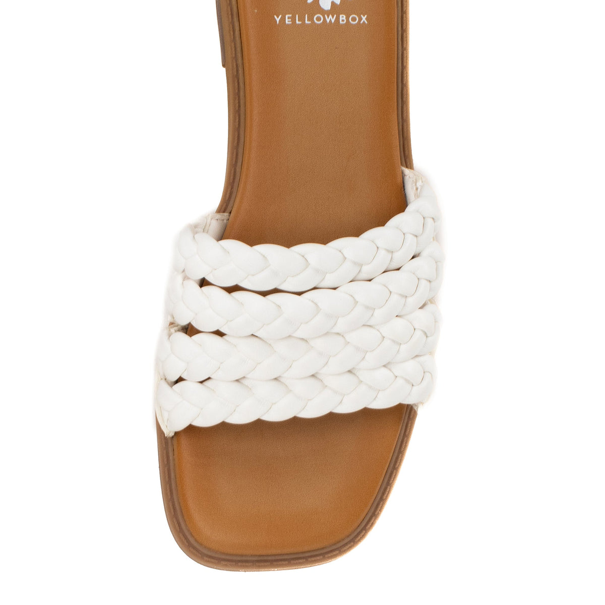 Yellow Box Footwear Top Pick | Santai Slide Sandal - White