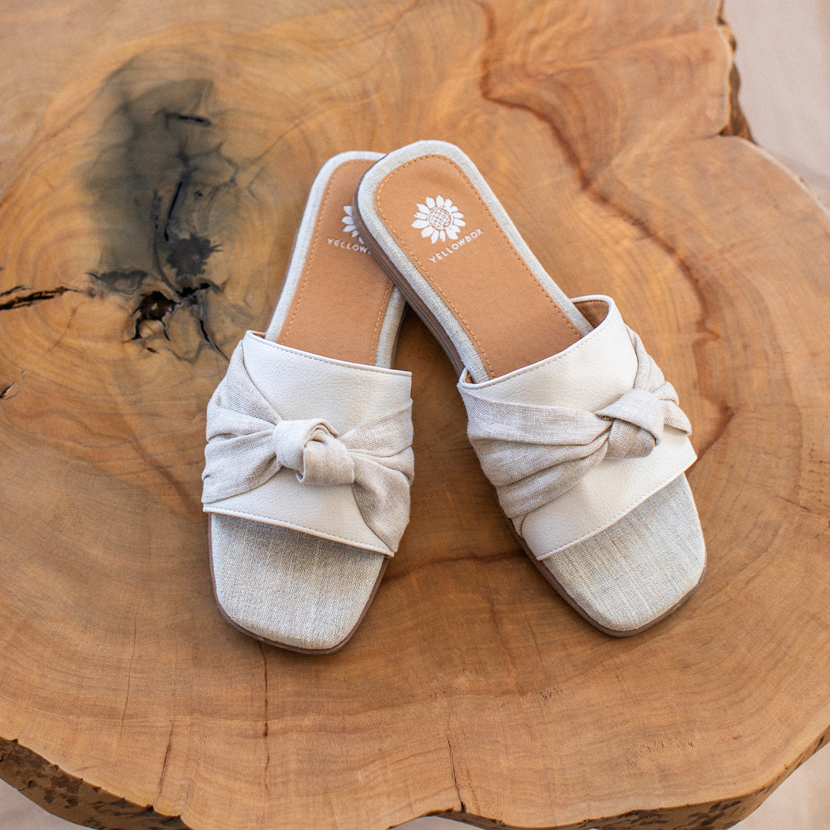 Yellow Box Footwear Trusted | Kimia Slide Sandal - Natural