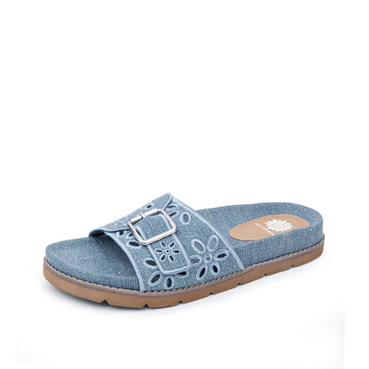 Yellow Box Footwear Classic | Haisley Slide Sandal - Denim