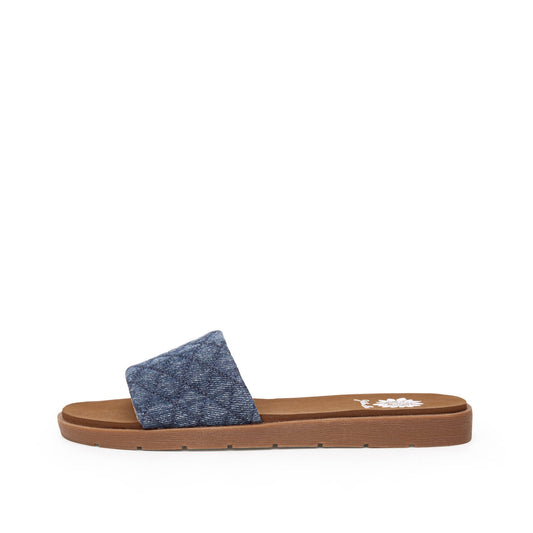Yellow Box Footwear Top Pick | Fitzy Slide Sandal - Navy
