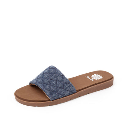 Yellow Box Footwear Top Pick | Fitzy Slide Sandal - Navy