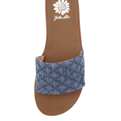 Yellow Box Footwear Top Pick | Fitzy Slide Sandal - Navy