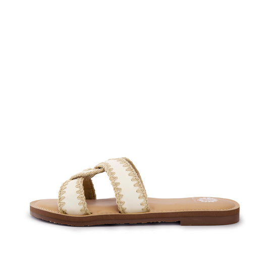 Yellow Box Footwear Great Value | Dandie Slide Sandal - Cream