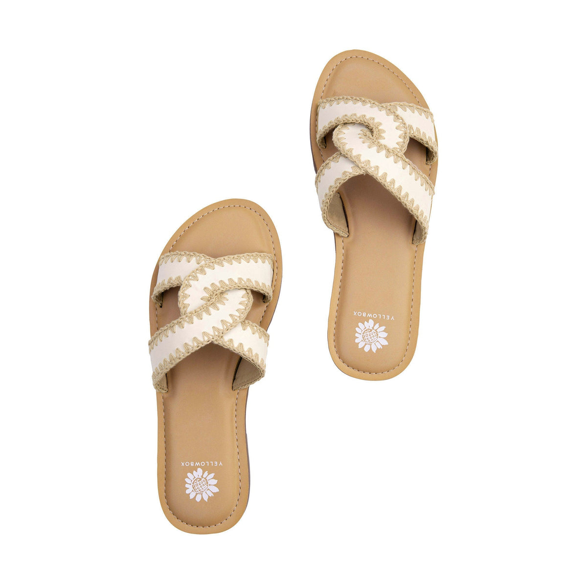 Yellow Box Footwear Great Value | Dandie Slide Sandal - Cream