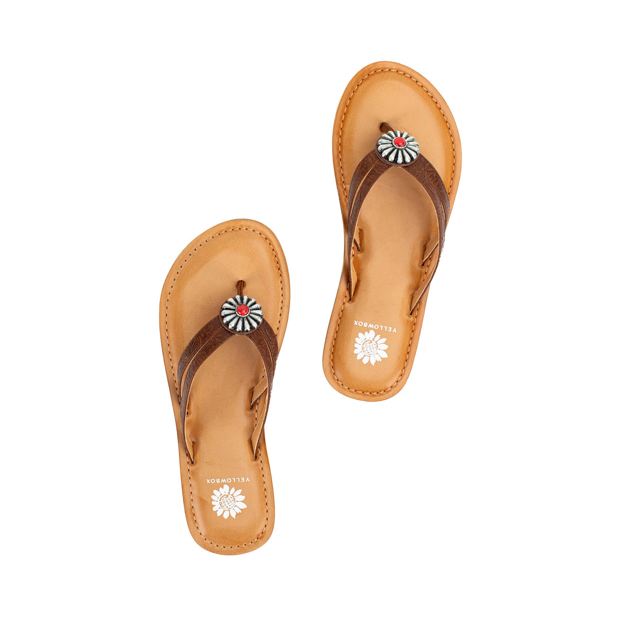 Yellow Box Footwear Premium | Diggins Flat Sandal - Tan