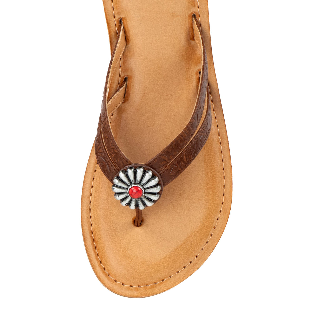 Yellow Box Footwear Premium | Diggins Flat Sandal - Tan