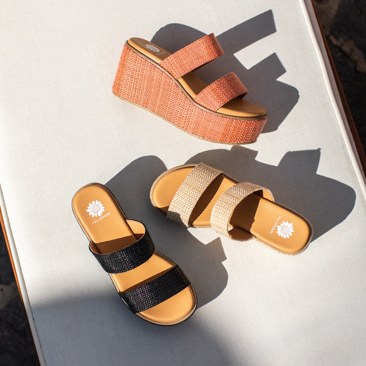 Yellow Box Footwear Special Offer | Inisa Wedge Sandal - Black