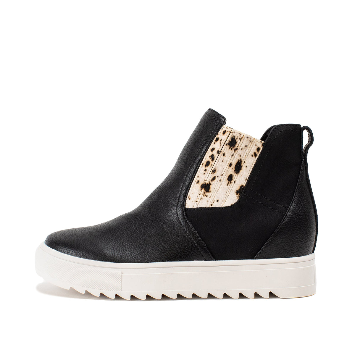 Yellow Box Footwear Top Pick | Malvena Wedge Sneaker Boot - Black