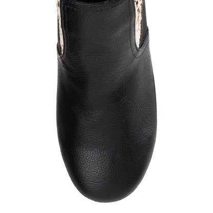 Yellow Box Footwear Top Pick | Malvena Wedge Sneaker Boot - Black