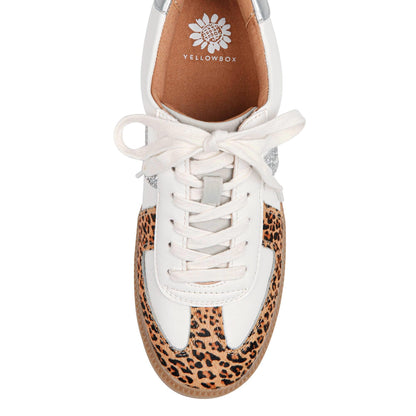 Yellow Box Footwear Customer Favorite | Zayne Lace-Up Sneaker - Leopard