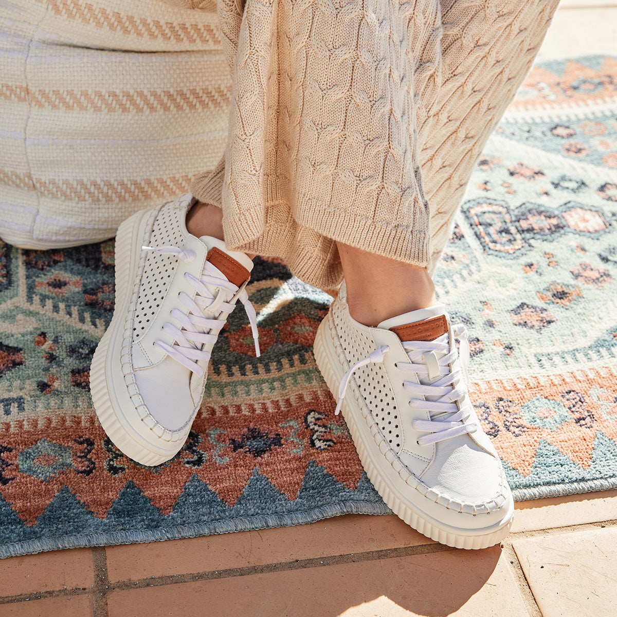 Yellow Box Footwear New | Mazal Perf Sneaker - Natural